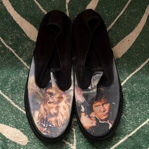 Star Wars Sperry Themed Men's Black Slip-On Shoes